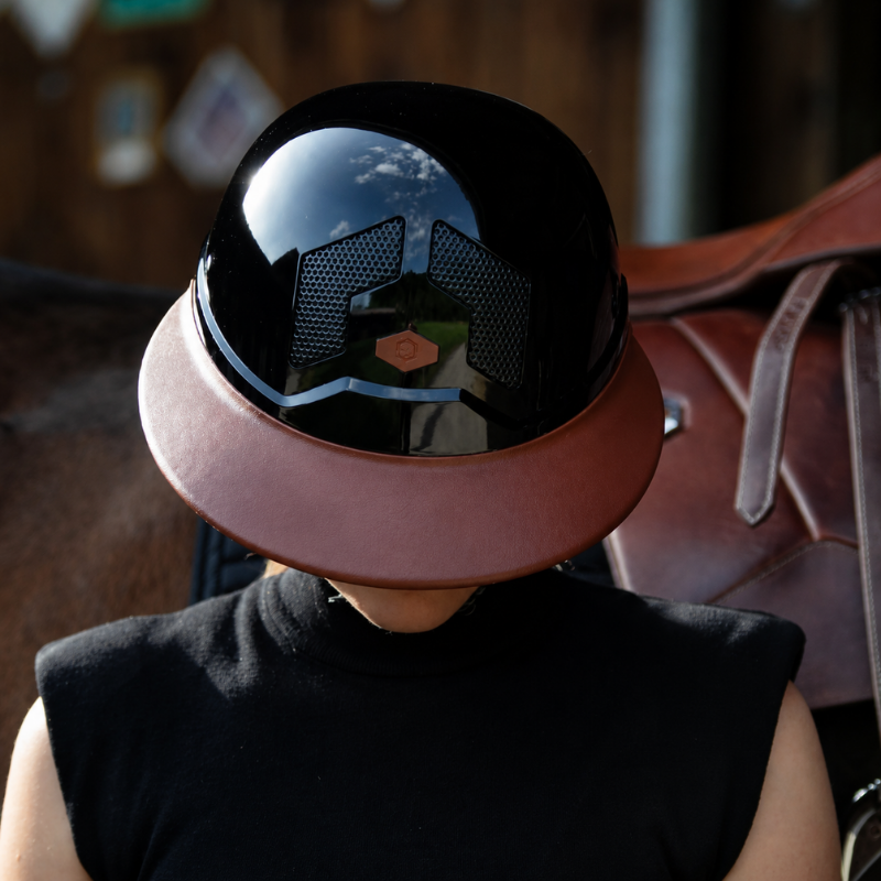 Visière cuir de casque Armet Flex-On | Vestride