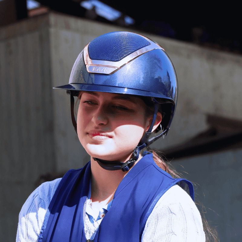 Casque Star Lady Pure Shine frame chrome rose gold - Kask