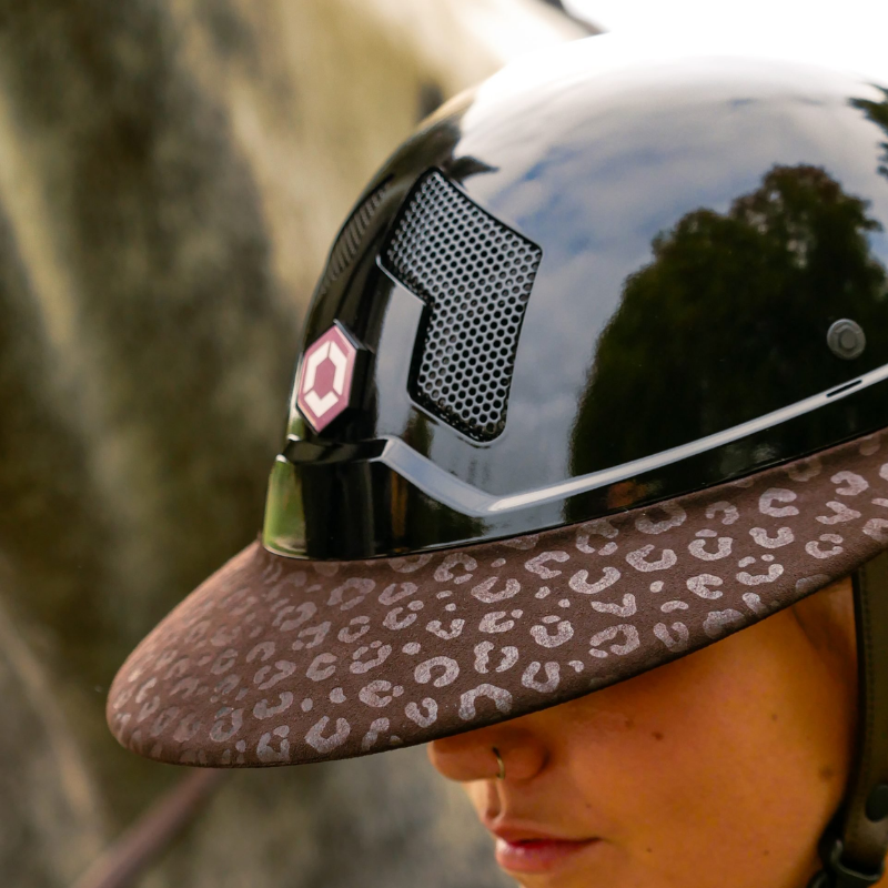 Leopard velvet visor – Flex-On | Vestride