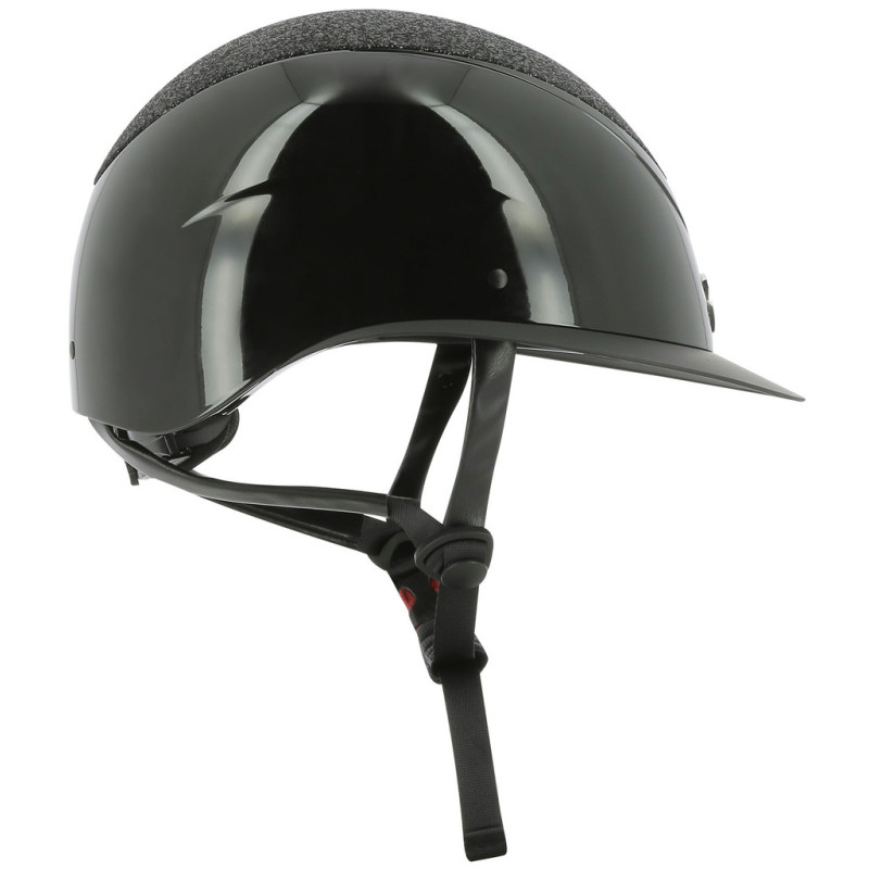 Casque Wings Mips Noir Brillant Équitation | Vestride