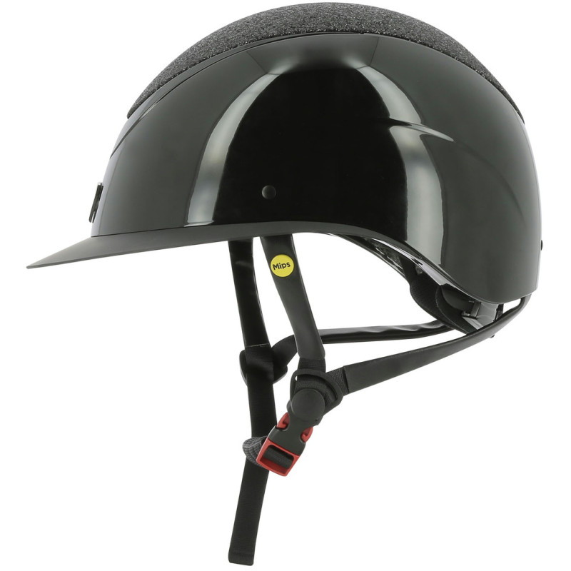 Casque Wings Mips Noir Brillant Équitation | Vestride