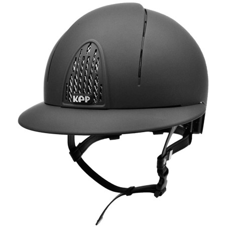 Casque Smart matt noir visière Polo - KEP