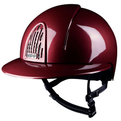 Smart Polish burgundy helmet with Polo visor - KEP