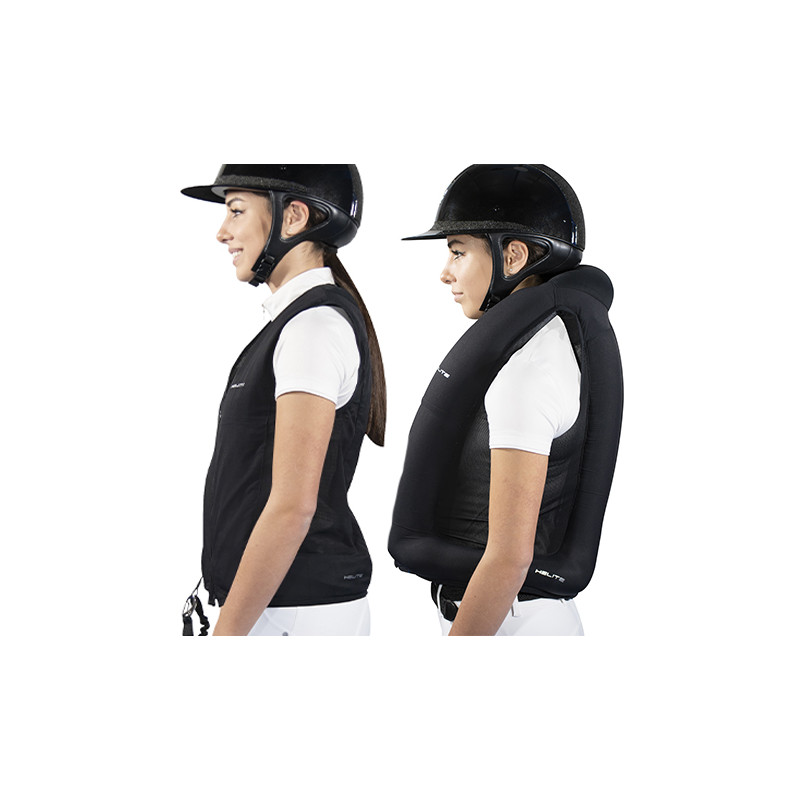 Helite Gilet Airbag Zip'in 2 Enfant Sécurité Équestre
