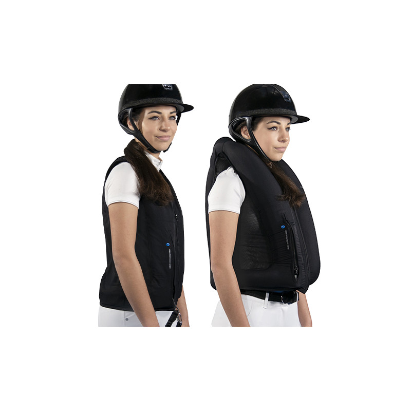 Helite Gilet Airbag Zip'in 2 Enfant Sécurité Équestre