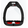 Safe On Flex-on safety stirrups Black Black and Red