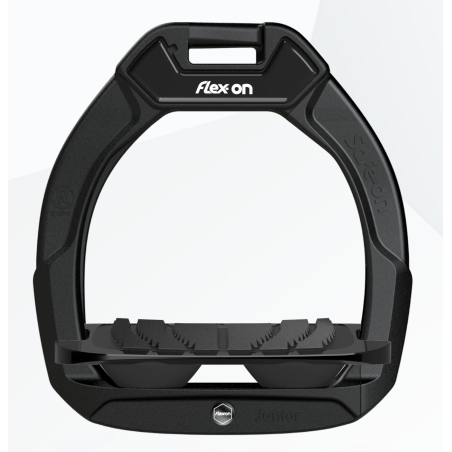 Safe On Flex-on safety stirrups Black junior