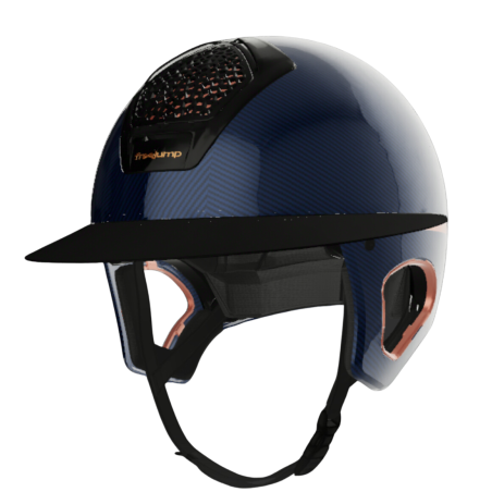 Voronoï Freejump Helmet Blue Pink gold