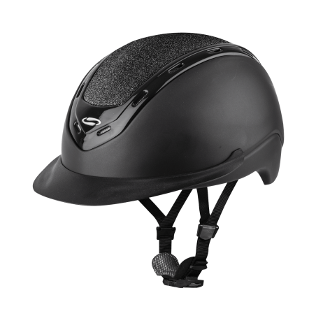 H19 Shine black helmet