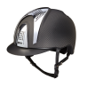 Casque carbone e-light noir matt / inserts silver