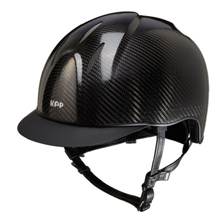 E-light gloss black carbon helmet standard visor / 3 black gloss inserts