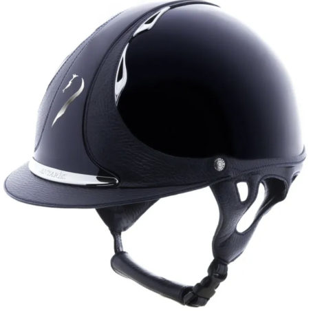 Premium glossy navy helmet