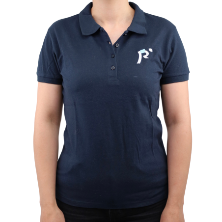 Polo brodé Vestride Bleu marine