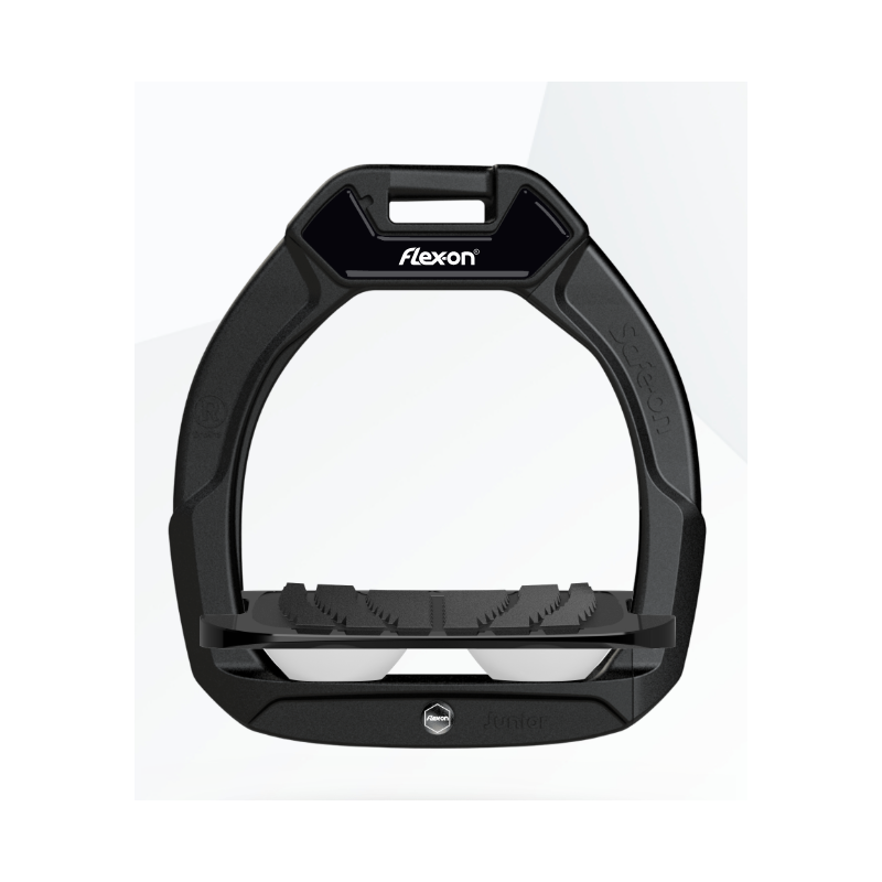 Safe On Junior Flex-on safety stirrups Black customize vestride