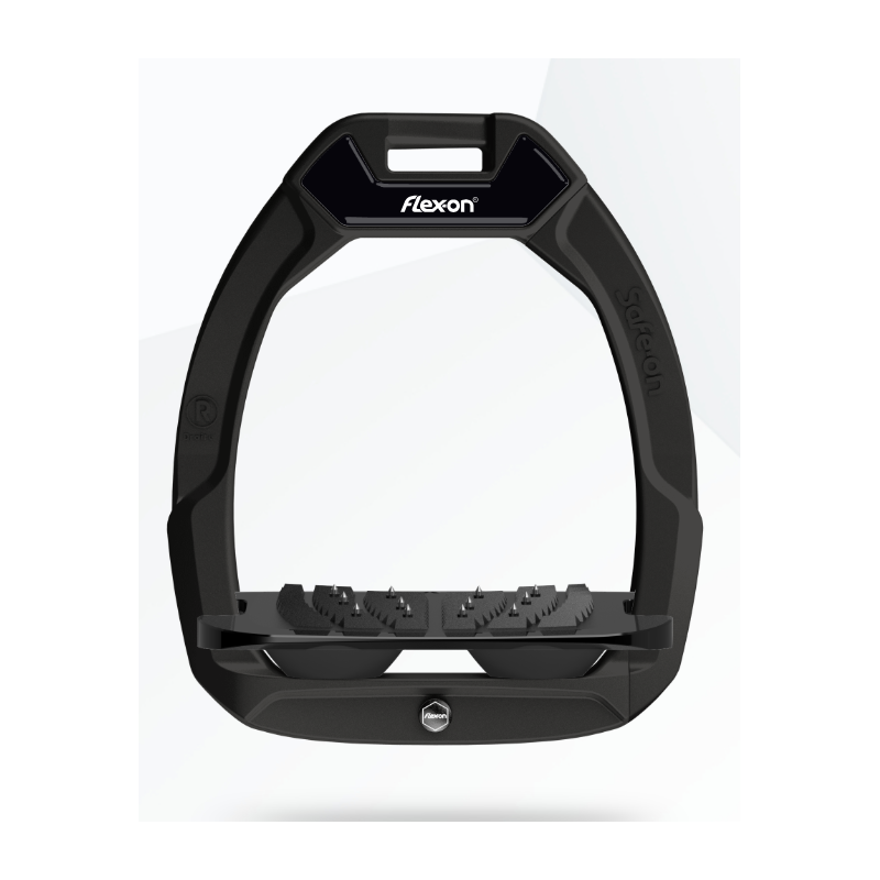 Safe On Flex-on safety stirrups Black