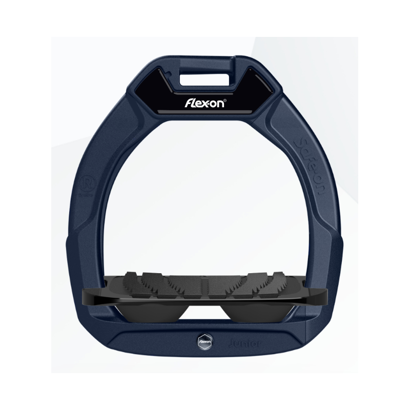 Safe On Junior Flex-on safety stirrups Blue customize vestride