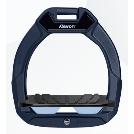 Safe On Junior Flex-on safety stirrups Blue customize vestride