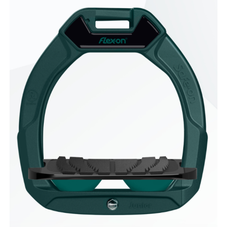 Safe On Junior Flex-on safety stirrups English green customize vestride