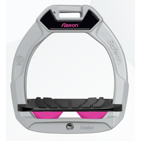 Étriers de sécurité Safe On Junior Flex-on Gris alu à personnaliser vestride