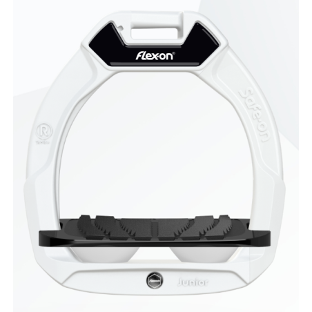 Safe On Junior Flex-on safety stirrups White customize vestride