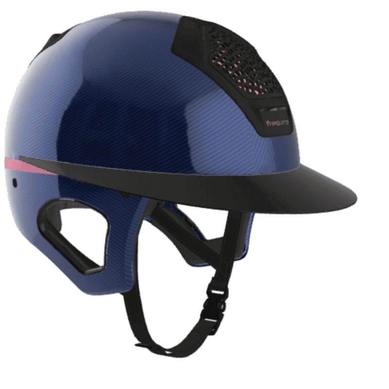 Casque Voronoï Carbone bleu color - Freejump
