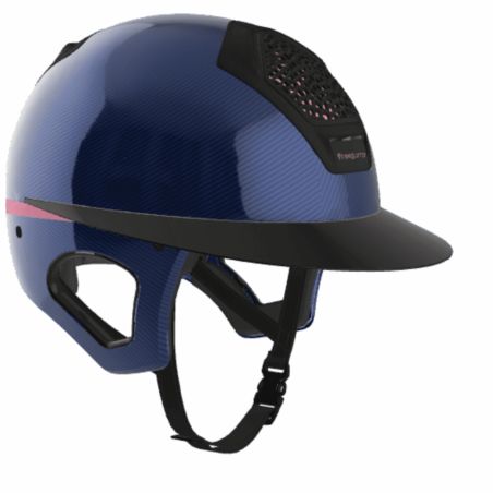 Blue Voronoi Carbon helmet color - Freejump