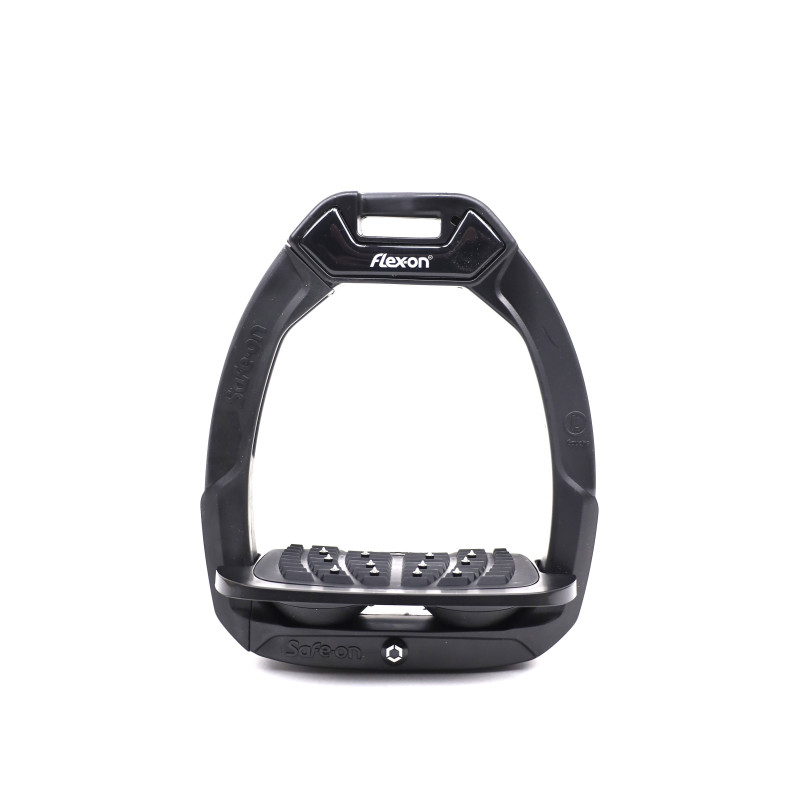 Safe On safety stirrups Black - Flex-On  | Vestride