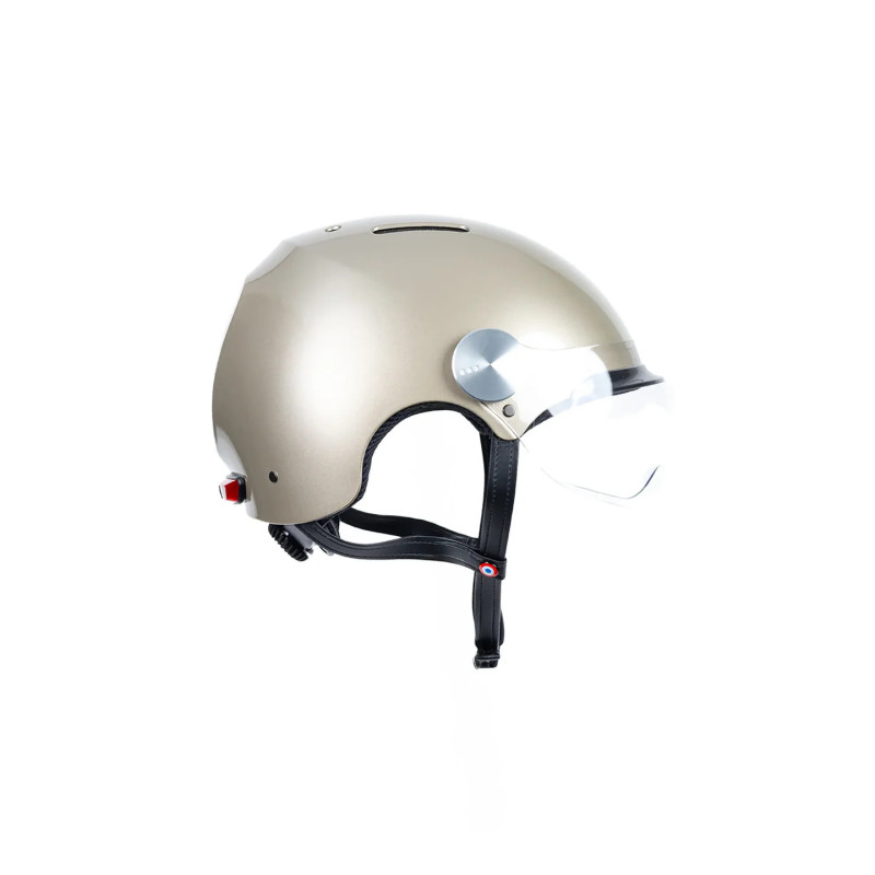 DURGITEN LED Urban Bike Helmet with Screen | NACA