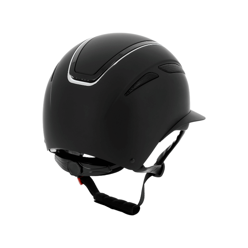 Casque Agris Noir Matt Liseré Argent - Equithème| Vestride